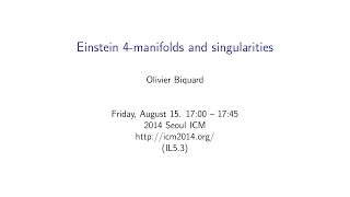 ICM2014 VideoSeries IL5.3 : Olivier Biquard on Aug15Fri