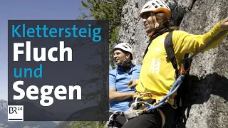 Neuer Klettersteig am Kleinen Jenner - Gespräch mit Thomas Huber | Abendschau | BR24