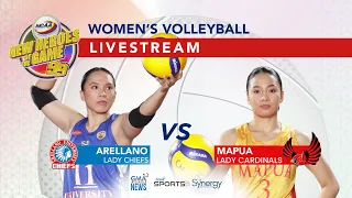 NCAA Season 99 | Arellano vs Mapua (Women’s Volleyball) | LIVESTREAM - Replay