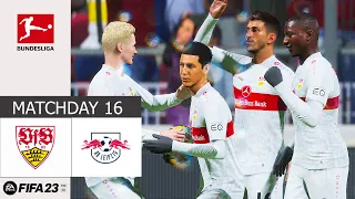FIFA 23 | RB Leipzig - VfB Stuttgart 1893 | Bundesliga 2022/23 Matchday 16