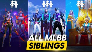 ALL 12 SIBLINGS IN MOBILE LEGENDS 2022 | BROTHER AND SISTER PAIRS