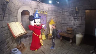 Ryker meeting Mickey Mouse