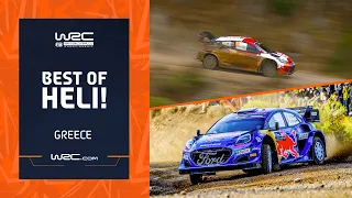 Best of Heli! | WRC EKO Acropolis Rally Greece 2023