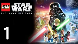 LEGO Star Wars Skywalker Saga прохождение без комментариев - часть 1 ➤ Звездные Войны Скайуокер Сага