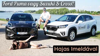 Hajas Imeldával elmélkedünk: a Suzuki S-Cross vagy a Ford Puma a jobb?