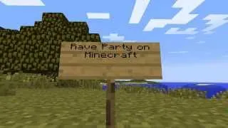 Rave Party on Minecraft