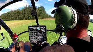 SCHWEIZER 300CB   HOVERING & DEPARTURE