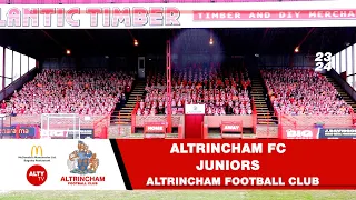 Altrincham FC Juniors Photoshoot 2024