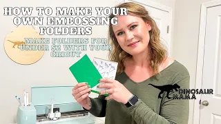 Make Your Own Embossing Folders with Cricut | Budget Friendly Paper Craft & Scrapbooking Tutorial