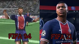 The Evolution of FIFA Games 1993 - 2021