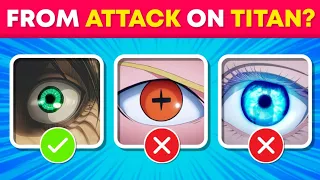 Anime Eyes Quiz - Try To Guess Which One Is Correct