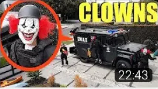 when you see clown paramedics with an Ambulance helping this injured Clown RUN! (Clown Hospital?)