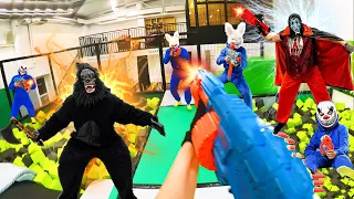 Nerf War /Amusement Park Battle Collection 3 (Nerf First Person Shooter) / NERF GUN BATTLE ROYALE