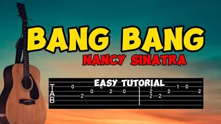 How to play Bang Bang - Nancy Sinatra | Easy guitar tutorial.