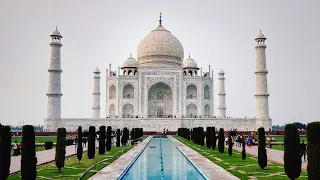 The Taj Mahal | Crown of the Palace | Wonder of the World | 4K 60fps Drone Footage | Exploring Video