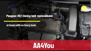 DIY:How to replace timing belt on a Peugeot/Citroën 1.4.