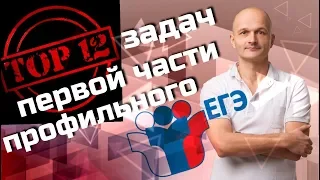 Не повторяйте этих ошибок! Топ 12 задач первой части профильного ЕГЭ