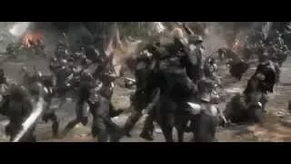 The Hobbit: The Battle of the Five Armies - Extended Edition - Dain and Thranduil in Battle