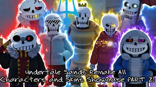 VERY UNDERRATED ROBLOX UNDERTALE GAME!!! UT: Sands REMAKE All Characters And Skins Showcase PART 2!