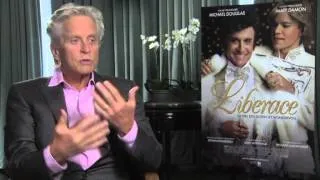 Michael Douglas Interview LIBERACE talking about cancer and acting and the future