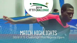 David Fayele vs Igor Boulmo | 2019 ITTF Nigeria Open Highlights (Group)