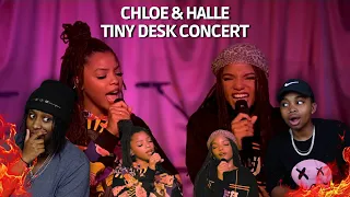 CHLOE & HALLE: TINY DESK CONCERT | MJ REACTS FOR THE FIRST TIME