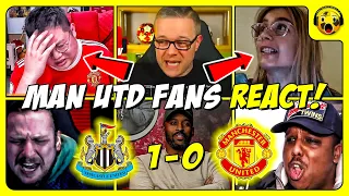 MAN UTD Fans FURIOUS Reactions! | NEWCASTLE 1-0 MAN UTD | Premier League