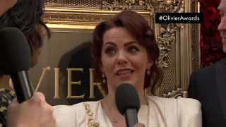 Rachel Tucker and the Come From Away cast on Red Carpet Live - Olivier Awards 2019 with Mastercard