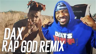 Dax - Eminem "Rap God" Remix  (REACTION!!!)