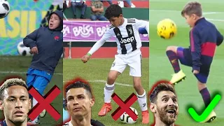 C'est qui Le Meilleur Fils de Footballeur: Neymar, Ronaldo, Messi ?!