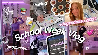 School Week Vlog!📚*productive*📝 +Jugendreise 2023?💞 | kathie