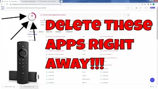 WARNING!! REMOVE THESE APPS RIGHT AWAY!!