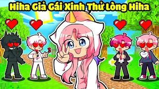 HIHA GIẢ GÁI XINH THỬ LÒNG CÁC HIHA Ở LÀNG HIHA AUT TRONG MINECRAFT* HIHA TROLL HIHA  🤣😍