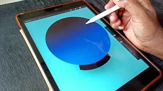 Easy Procreate Drawings | Winter Snow Glob in procreate | procreate ideas