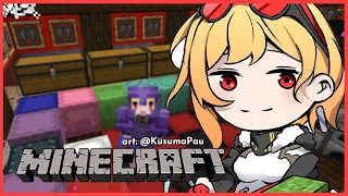 【Minecraft】 finishing the HQ ice boatway today!!  🏢🔨【Kaela Kovalskia / hololive ID】