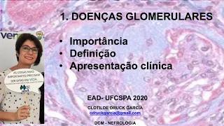 DOENÇAS GLOMERULARES