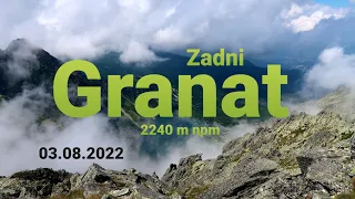 Granat Zadni (2240 m npm) - Hala Gąsienicowa - Kozia Dolinka - 4K - 03.08.2022 - Tatry Wysokie