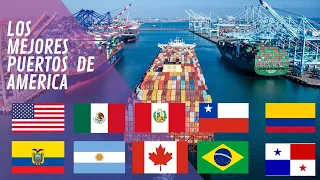 Conoce los puertos más importantes y modernos de América. 🚢