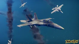 F/A-18F Super Hornet - War Thunder Gameplay