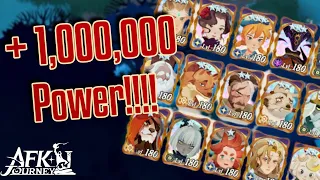 +1,000,000 Power in 20min?! Our most massive POWERBOOST! - AFK Journey
