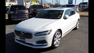 *SOLD* 2017 Volvo S90 T5 Inscription Walkaround, Start up, Tour and Overview