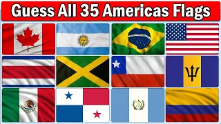 Guess the Americas Flag Quiz || Test your KNOWLEDGE & Stay SMART