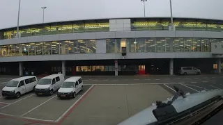 4K Hyperlapse. Amsterdam Schiphol (AMS/EHAM) Airport. Departure runway 36L, to the west.