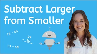 How to Subtract Larger Numbers from Smaller Numbers