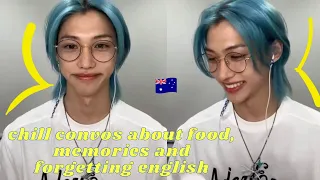 Felix talking in English (live asmr)