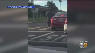 Road Rage Outside Mid City Elementary School Caught On Camera