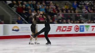 Tessa VIRTUE   Scott MOIR Short Dance Canadian Figure Skating Championships 2018