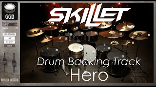 Skillet - Hero (Drum Backing Track) Drums Only
