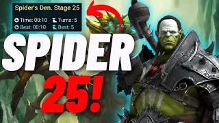 Artak 10sec Spider 25! • RAID Shadow Legends