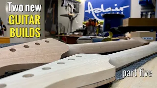 Two New Guitar Builds! | Part 5 - Neck Carving